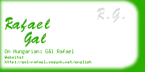 rafael gal business card